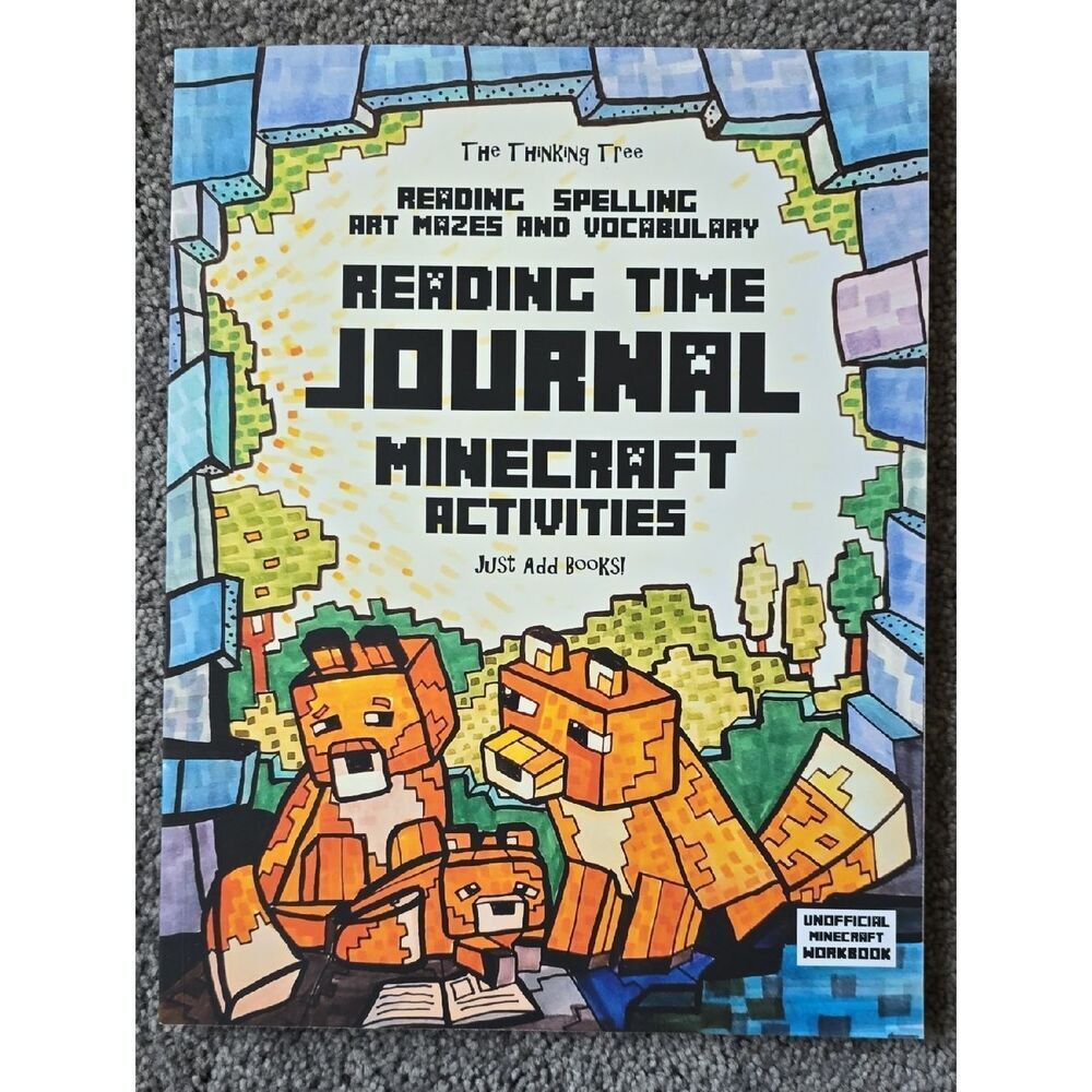 Reading Time Journal: Minecraft Activities Dyslexia ADHD Autism Homeschool
